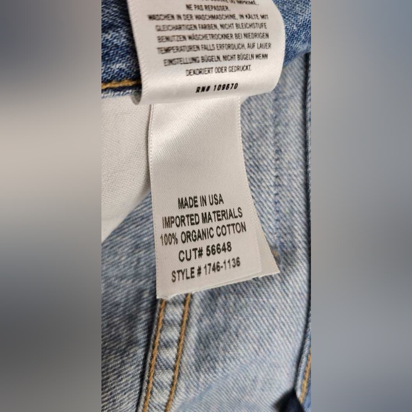 Citizens of Humanity ANNINA TROUSERS CoH Wide Leg Denim Tularosa 26 organic - Picture 8 of 8